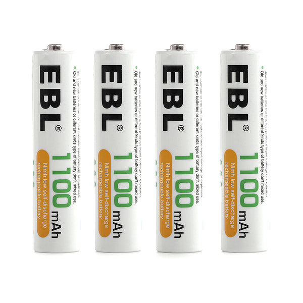 Baterías Recargables EBL AAA 1000mAh x4