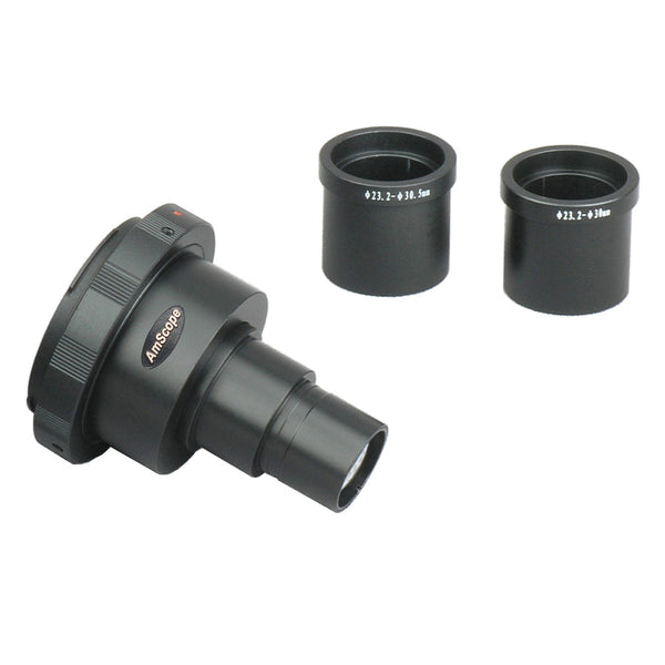 Adaptador de Cámara Canon SLR / DSLR para Microscopios Amscope