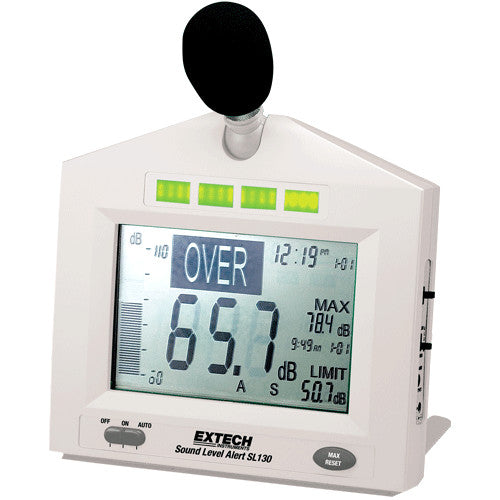 Sonómetro Extech con Alarma SL130W