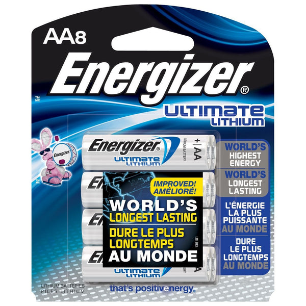 Baterías de Litio Energizer AA Ultimate Lithium