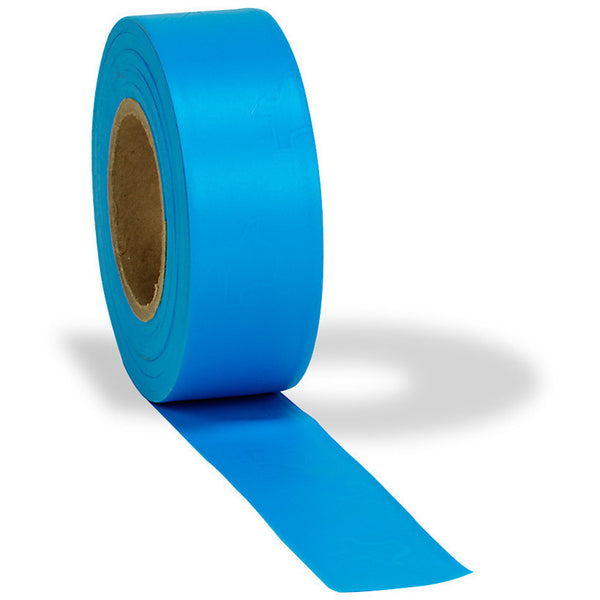 Cinta Flagging Vinilo Plástico Fluorescente Tuff-Stuff Color Azul