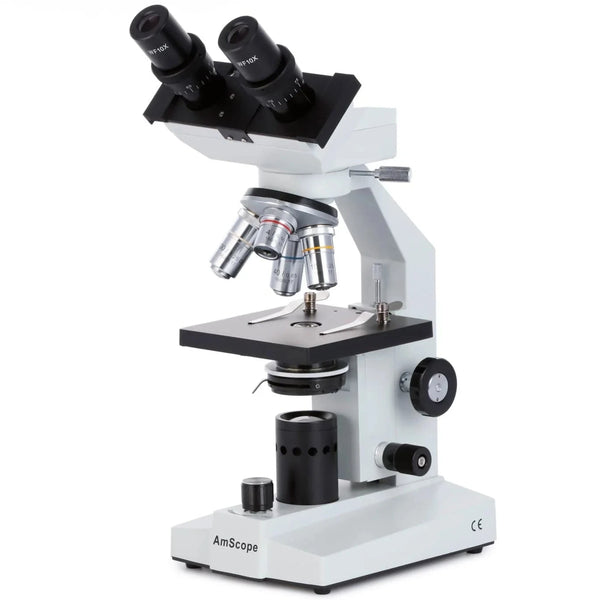 Microscopio Binocular Compuesto Amscope desde 40X hasta 2500X