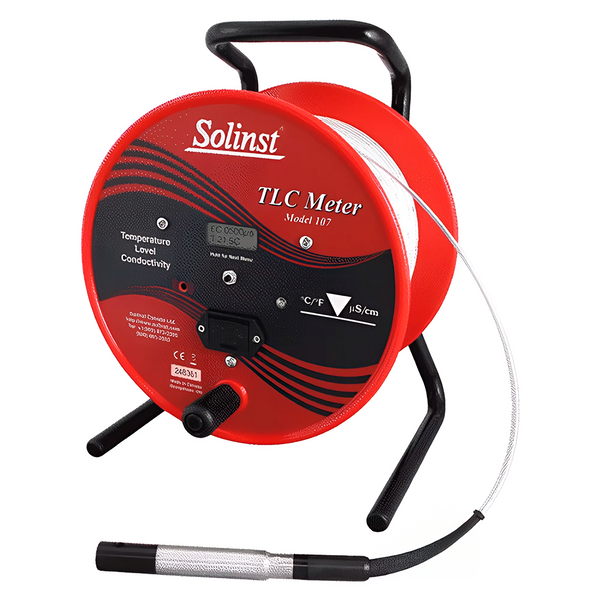 Medidores de Profundidad de Agua, Temperatura y Conductividad Solinst 107
