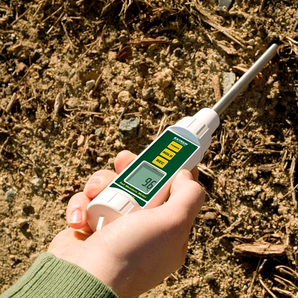 Medidor Digital de Humedad de Suelo Extech MO750
