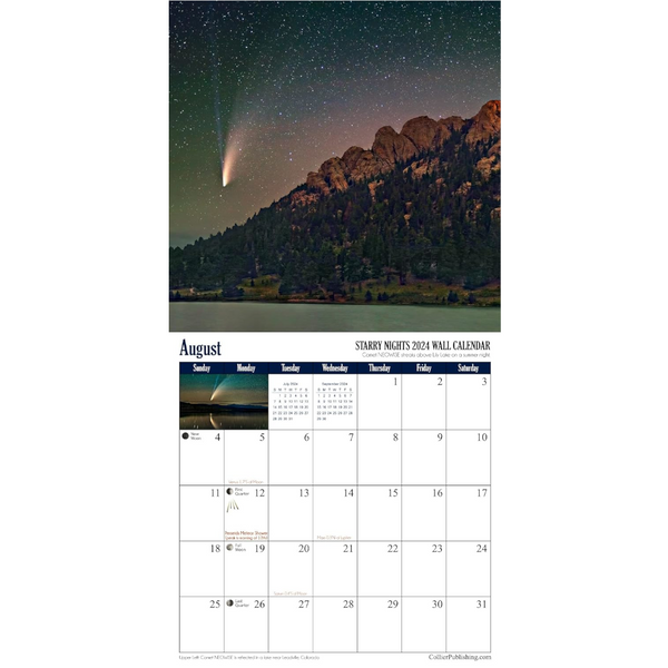 Calendario Mural Astronómico 2024 de Grant Collier Noches Estrelladas