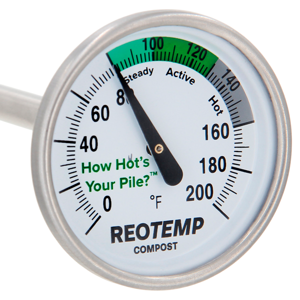 Termómetros Reotemp para Compostaje de Uso Doméstico de 6,3 mm Ø y desde 40 cm de Longitud