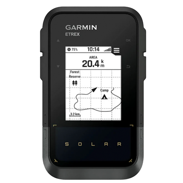 Navegador de Mano Garmin eTrex Solar GPS Multibanda con Carga Solar Ilimitada IPX7