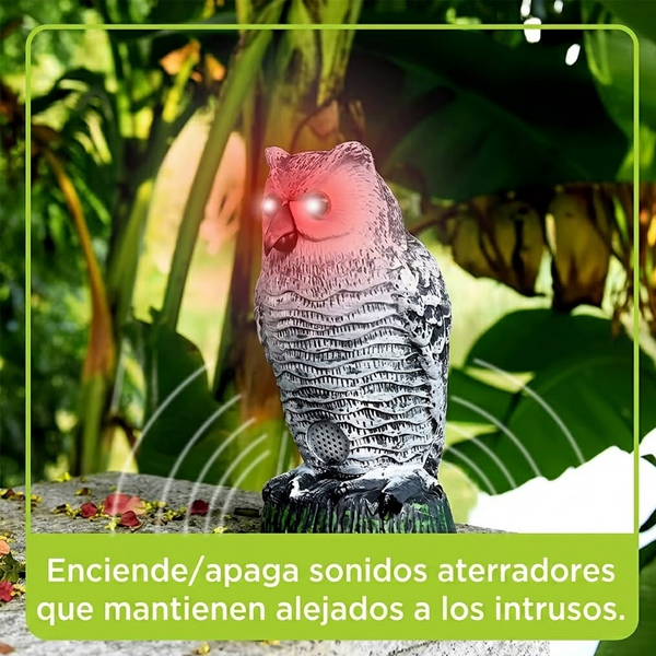 Búho Ahuyentador de Aves con Ojos Luminiscentes