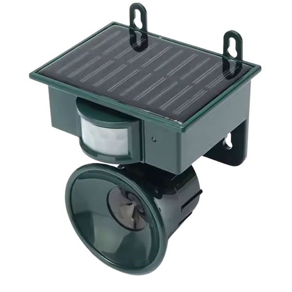 Repelente Ultrasónico para Animales para Exteriores con Energía Solar Impermeable Cobertura Yagi con Sensor de Movimiento