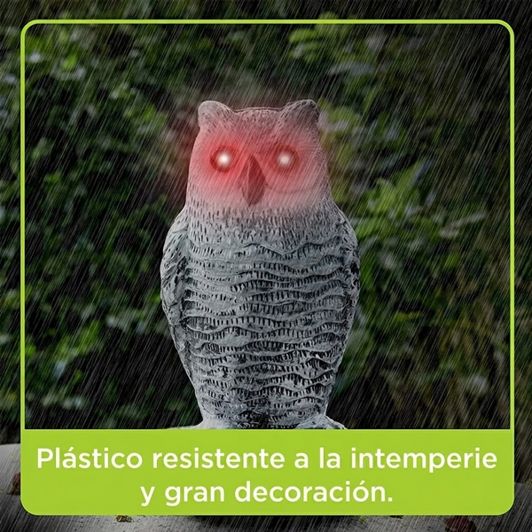 Búho Ahuyentador de Aves con Ojos Luminiscentes