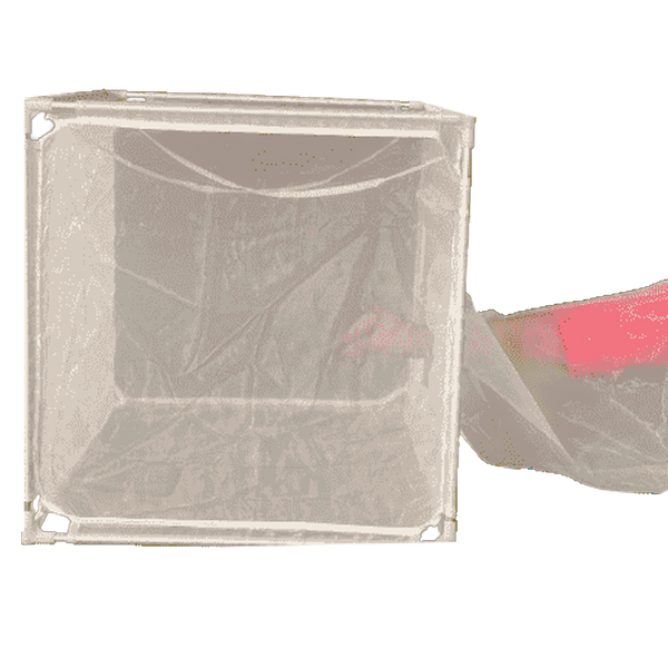 Jaulas de Cría de Insectos de Malla Fina Blanca con Estructura de Aluminio y Panel Transparente