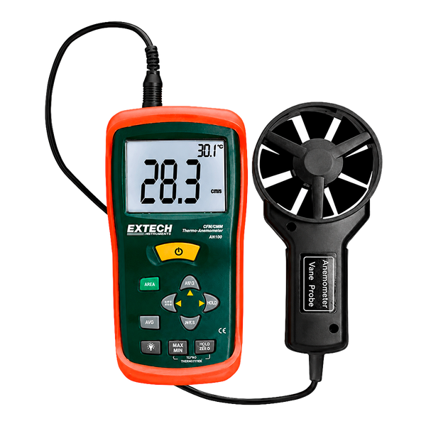 Termo-Anemómetro Extech AN100 CFM/CMM ²⁶