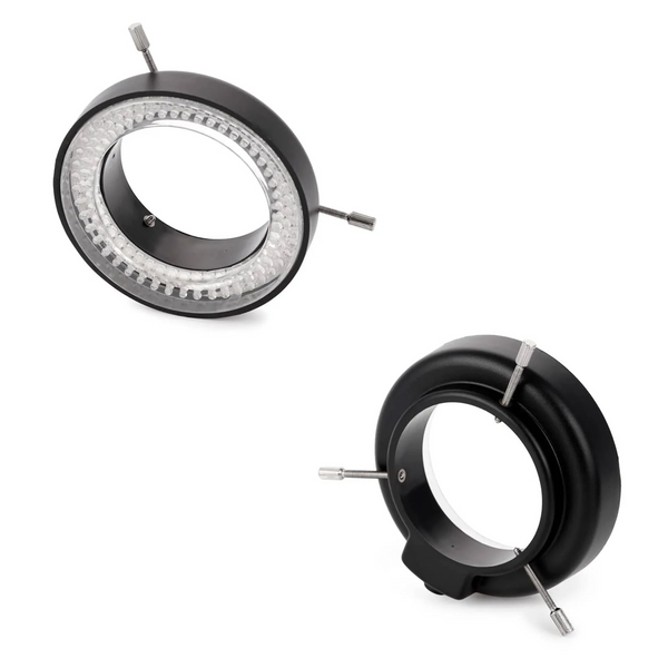 Anillo de Luz para Microscopio AmScope 144-LED con Adaptador