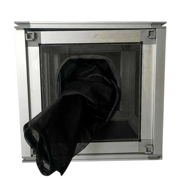 Jaulas de Cría de Insectos con Malla de Nailon de 650 a 700 µm, Estructura de Aluminio, Panel Transparente y Apertura Frontal con Manga