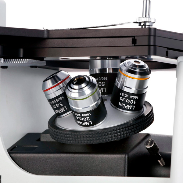 Microscopios Trinoculares AmScope Serie ME1200 hasta 1250× con Iluminación LED de 5 W