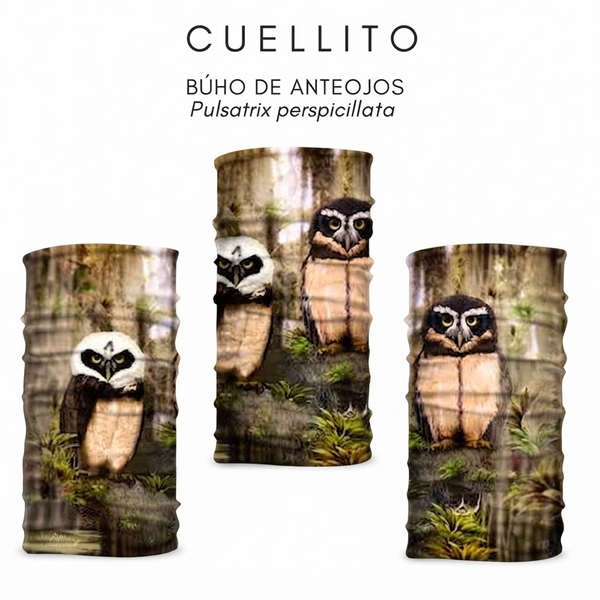 Cuellos Tipo Buff Estampados de Aves Atratus 
