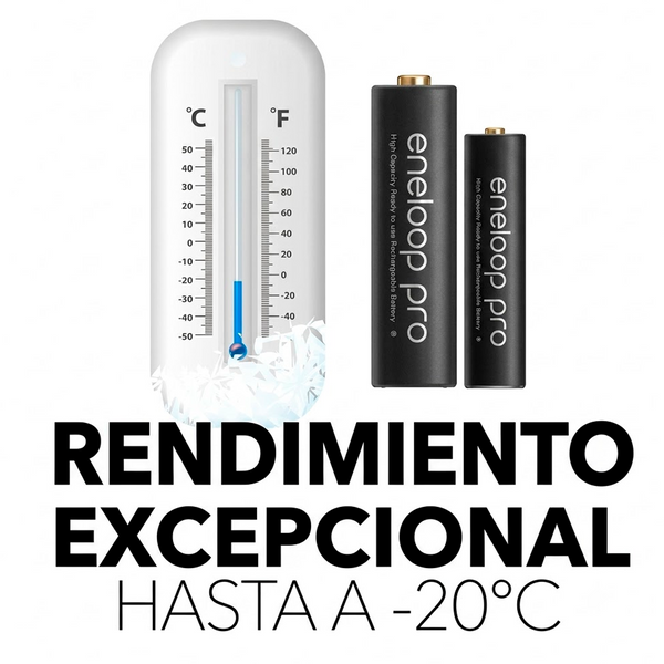 Baterías Recargables Panasonic Eneloop Pro AA 2550mAh ²⁶