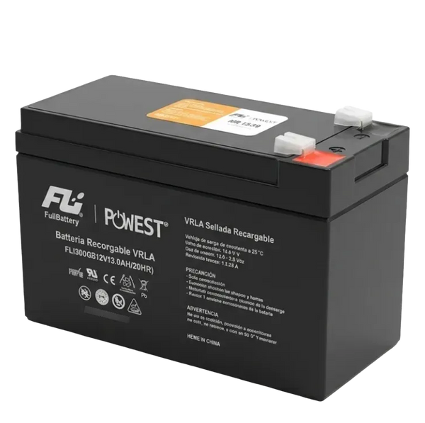 Batería Sellada Recargable Powest Serie VRLA 12V 9Ah/20Hr