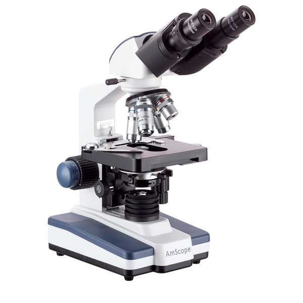 Microscopio Compuesto Binocular AmScope Serie B120 40X–2500X