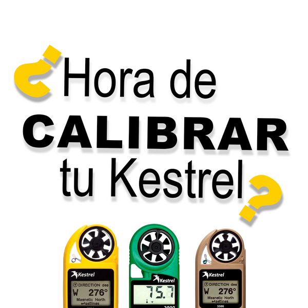 Certificados de Calibración NIST para Kestrel