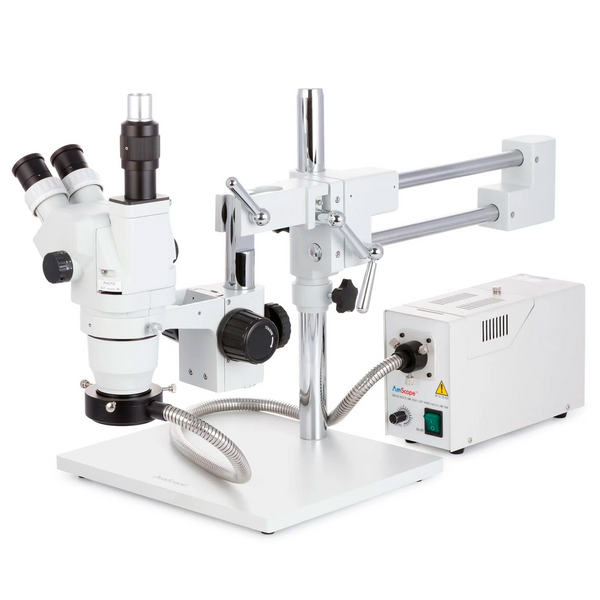 Microscopio Estéreo Trinocular AmScope Serie ZM-4 Zoom hasta 225×
