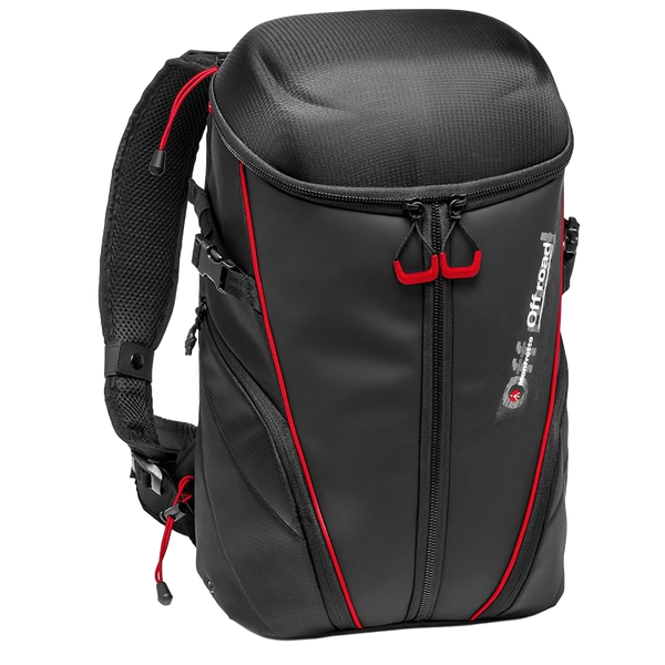 Morral para Equipo Fotográfico Manfrotto Serie Off Road Stunt con Soportes para Trípode y Cámaras de Acción