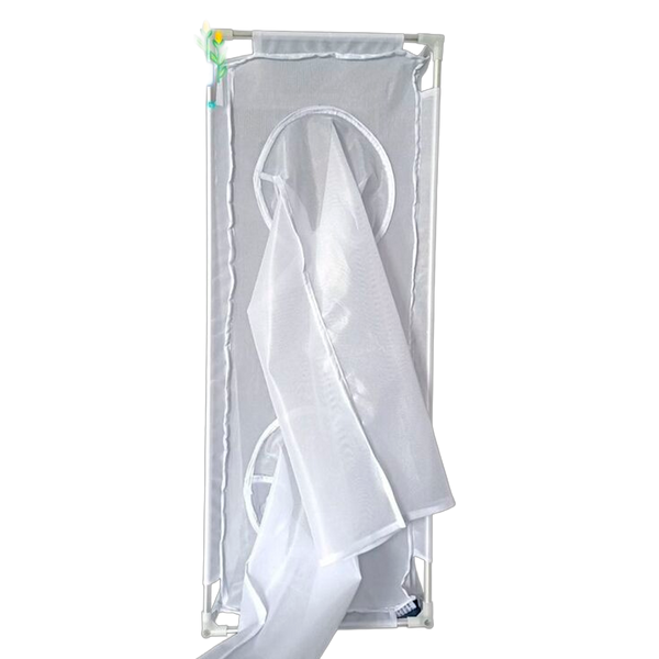 Jaulas de Cría de Insectos de Malla 150 a 200 µm Blanca con Estructura de Aluminio y Panel Transparente