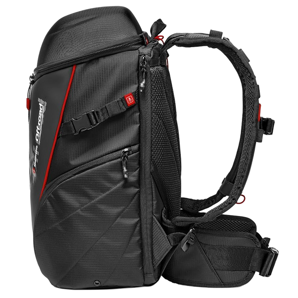 Morral para Equipo Fotográfico Manfrotto Serie Off Road Stunt con Soportes para Trípode y Cámaras de Acción