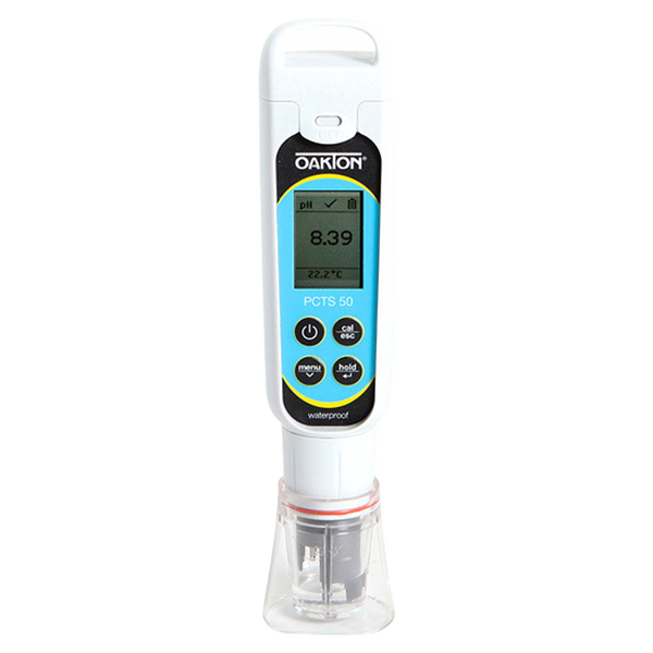 Medidor de Bolsillo de pH/Conductividad/TDS/Salinidad Oakton Serie Premium 50 a Prueba de Agua 