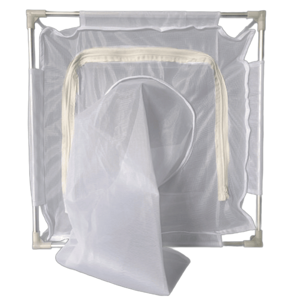 Jaulas de Cría de Insectos de Malla 150 a 200 µm Blanca con Estructura de Aluminio y Panel Transparente