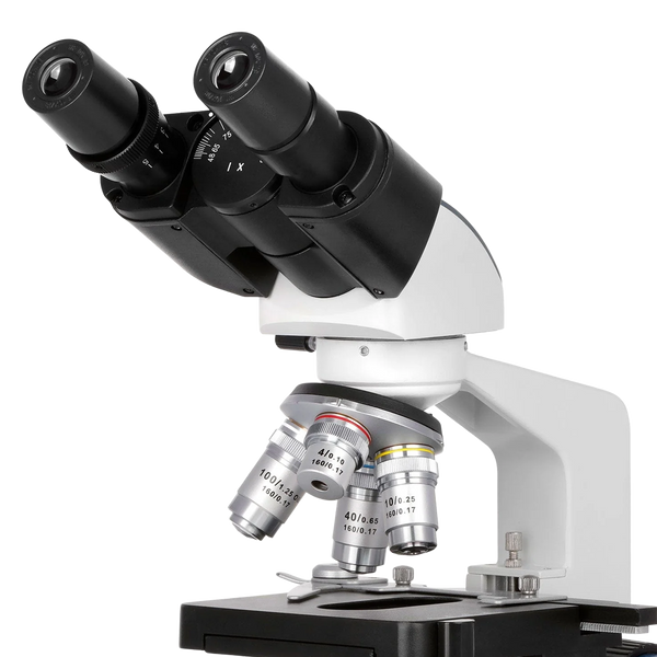 Microscopio Compuesto Binocular AmScope Serie B120 de 40x hasta 2500x ²⁶