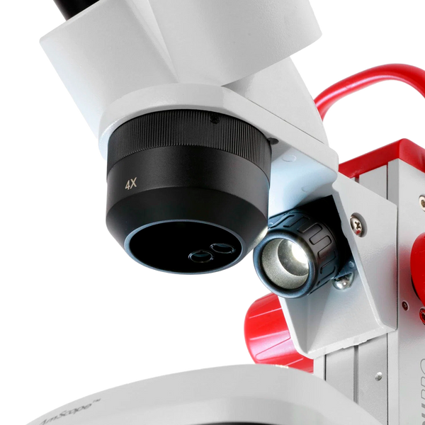 Microscopio Estéreo AmScope Serie EduPro EDU2L 10X–30X con Iluminación Dual