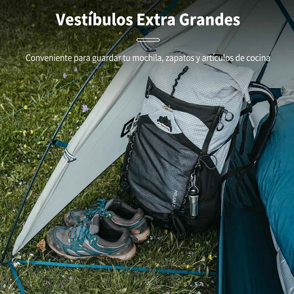 Carpa Naturehike Serie Jims Ultraligera 4 Estaciones para 1 a 2 Personas desde 1,87 kg