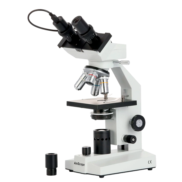Microscopio Binocular Compuesto Amscope desde 40X hasta 2500X