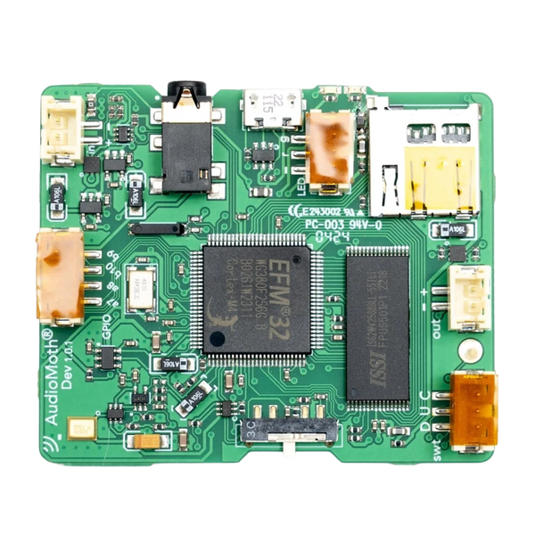 Grabadora de Monitoreo Acústico de Desarrollo AudioMoth Dev con 5 Conectores JST-PH & Micro USB