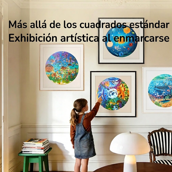 Rompecabezas Panorámico Animales del Mundo de 150 Piezas para (+5)