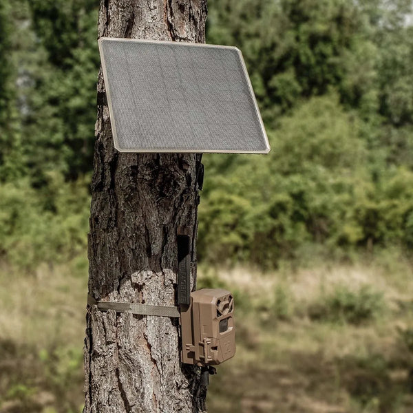Paquete de Energía Solar Moultrie Serie Edge 3.4 W con Banco de Energía Integrado