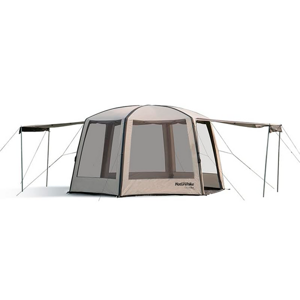 Pérgola Inflable Naturehike Cloud Nest Hexagonal 10㎡ Impermeable 2000mm UPF50+ para Camping y Playa: Tu Refugio Aéreo Ideal