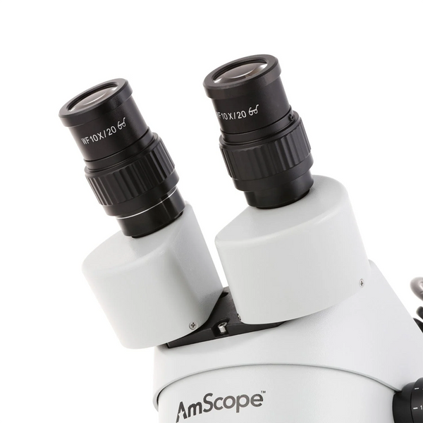 Microscopios Estéreo Zoom Aumento de 3.5 hasta 180x con Luz Anular de Aluminio de 80 LED ²⁶