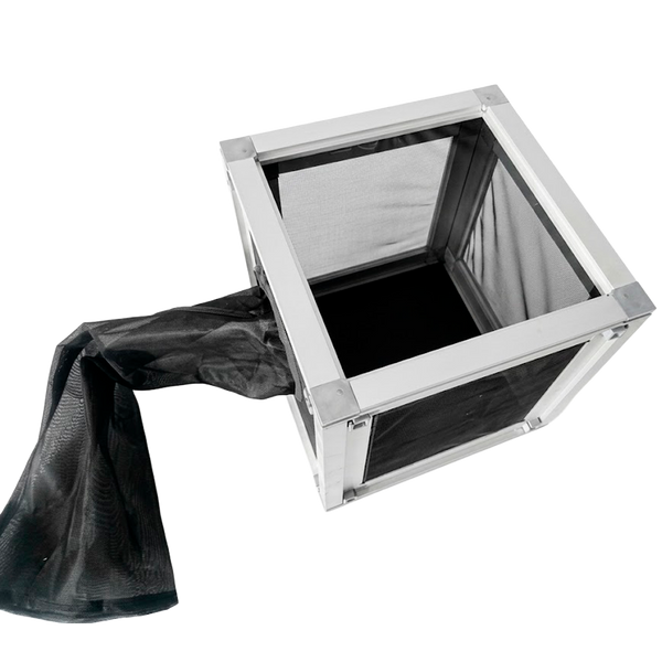Jaulas de Cría de Insectos con Malla de Nailon de 650 µm, Estructura de Aluminio y Apertura Frontal con Manga