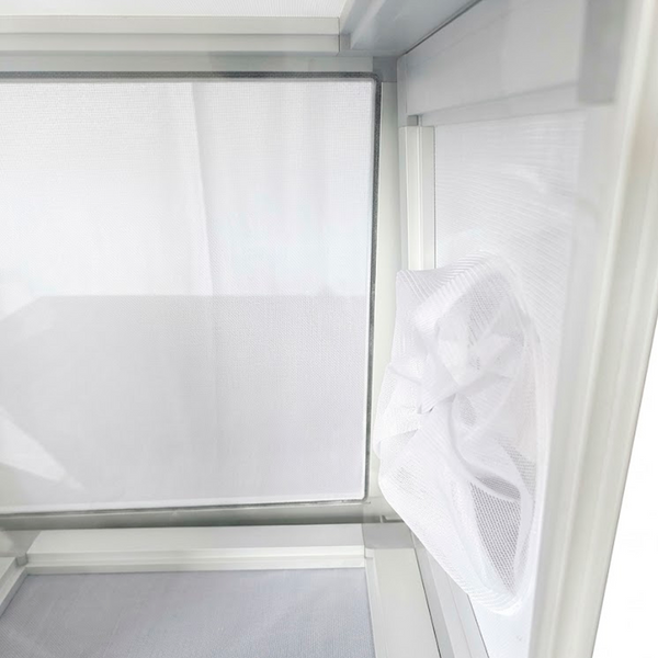 Jaulas de Cría de Insectos con Malla Fina de Nailon de 150 a 200 µm, Estructura de Aluminio, Panel Transparente y Apertura Frontal con Manga