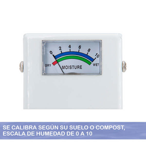 Medidor de Humedad para Jardín y Compostaje