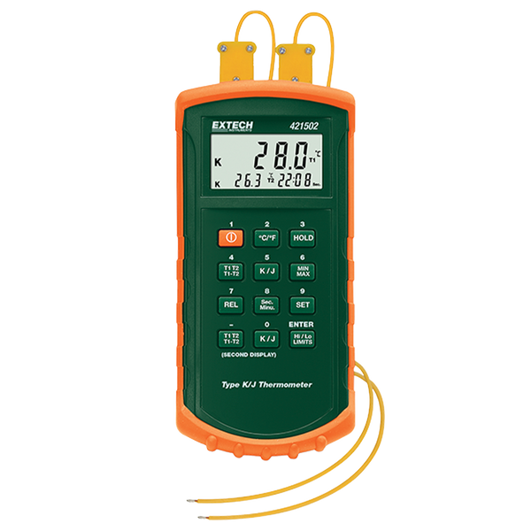 Termómetro Extech de Entrada Dual