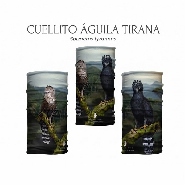Cuellos Tipo Buff Estampados de Aves Atratus 