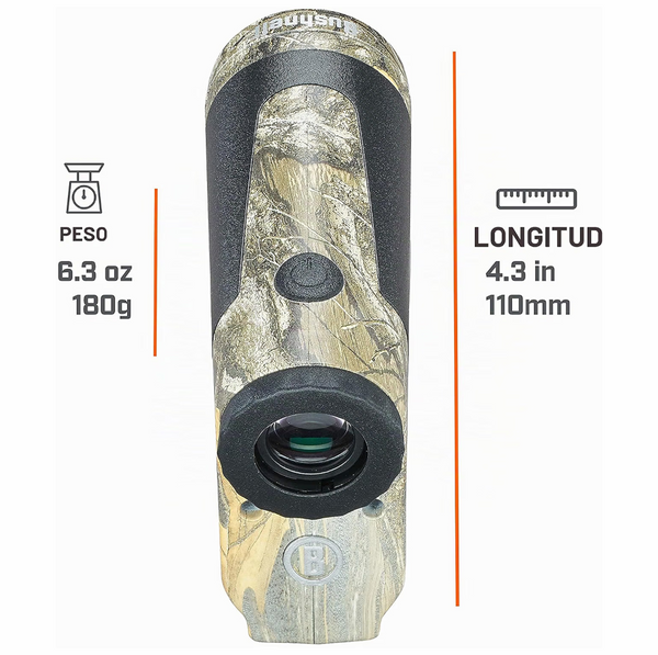 Telémetro Láser Bushnell Serie Bone Collector 850 Realtree Edge