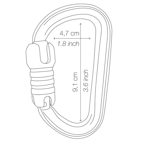 Mosquetón Petzl Bm’D