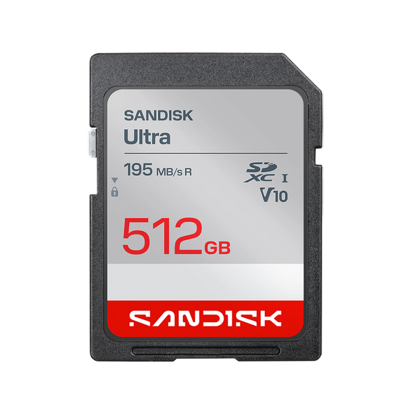 Tarjeta de Memoria SanDisk Ultra SDHC y SDXC UHS I Hasta 512 MB/s