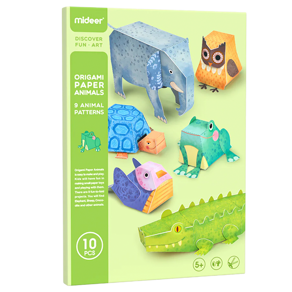 Modelo de Papel Animales de 10 Piezas (+5)