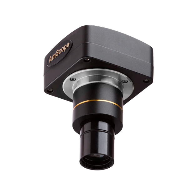 Cámaras para Microscopio AmScope Sensor CMOS a Color USB 2.0 de Montura C hasta 10 MP
