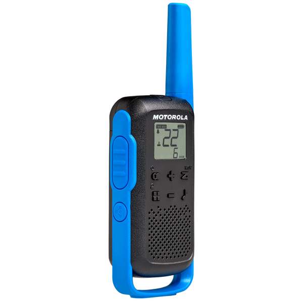RRadios Bidireccionales Recargables Motorola Talkabout T270, Hasta 25 Millas (40 km), con Opción de Doble Energía, Walkie Talkie x 2 Ud